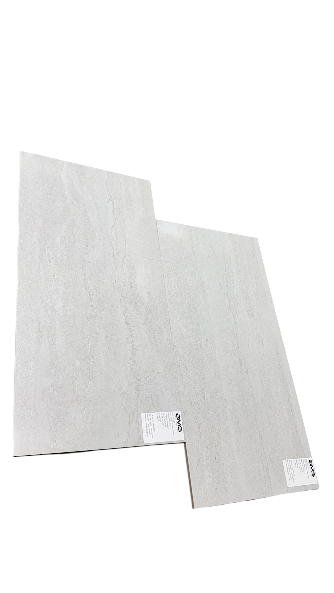 12"x24" I751 Haddonstone White Vein Cut Porcelain - Sold by ctn
