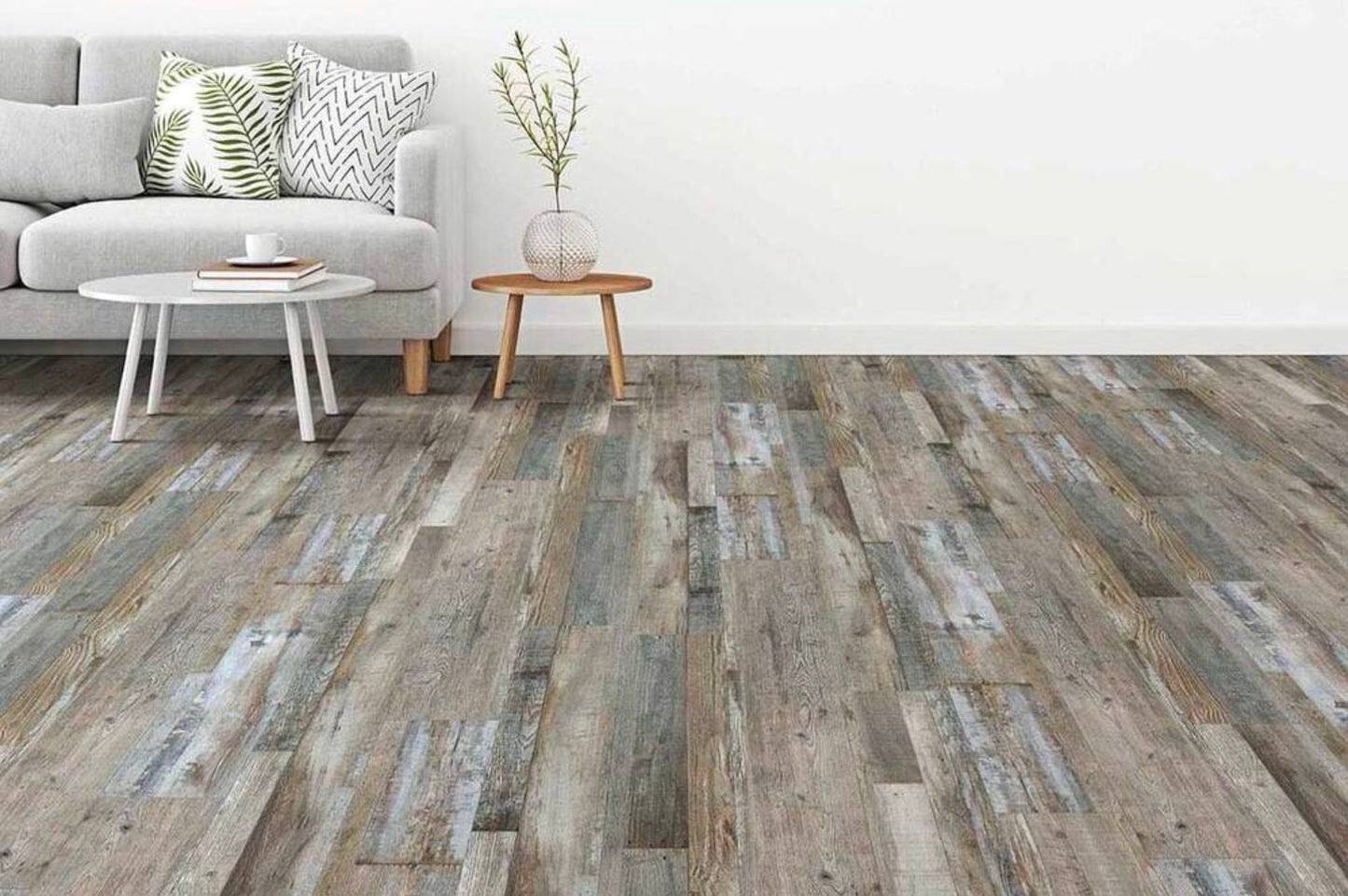 4.5mm/12 mil 7x48 Rustic NS-4505 w/Pad Rigid Core SPC A Grade - Sold by Carton