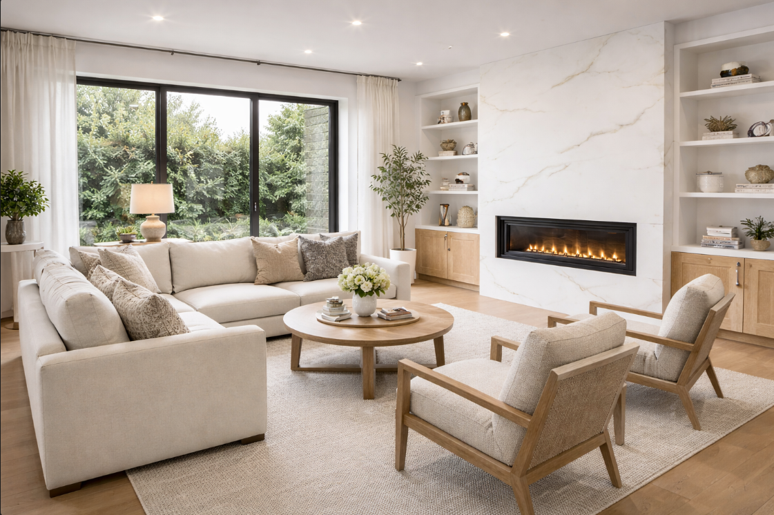 24x48 Aria Bianco Polished Porcelain Tile - Sold by Ctn