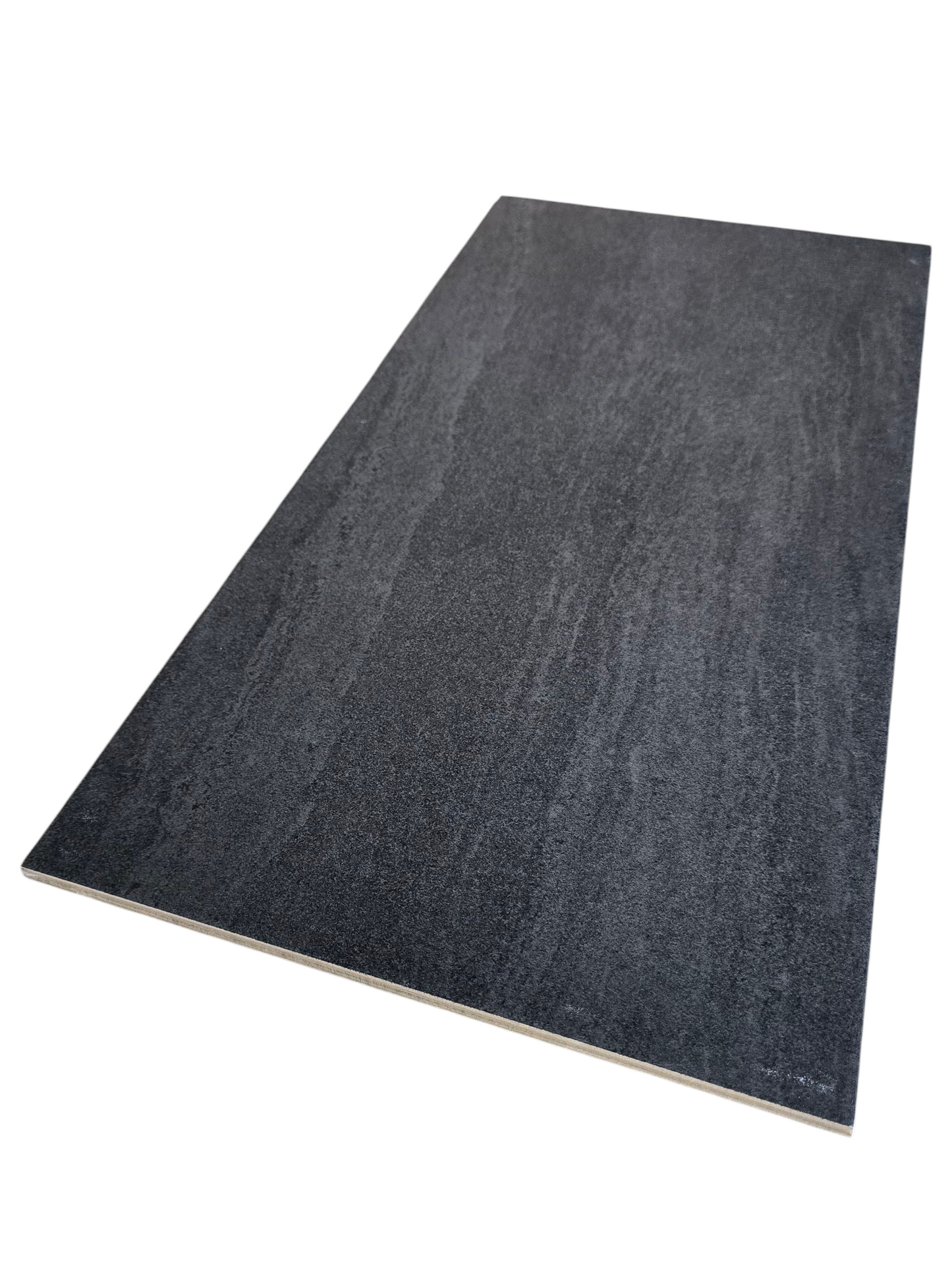 12"x24" Unique Stone Black Porcelain Tile  -Sold by Ctn
