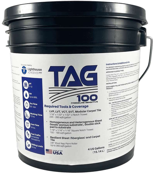 LC - Tag 100 Pressure Sensitive Adhesive - 4 Gal
