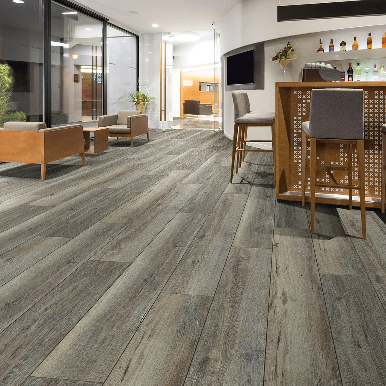Chestnut Oak - 6.5mm - 9" x 60" - Click-Lock Vinyl Plank SPC - Sold by Ctn