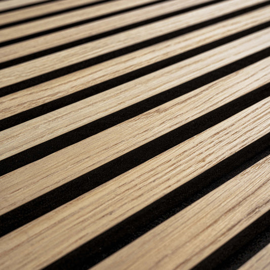Natural - Acoustic Wood Slat Panels
