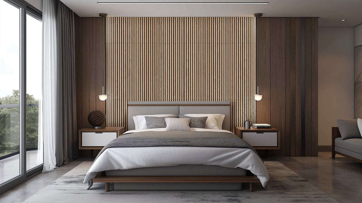 Natural - Acoustic Wood Slat Panels