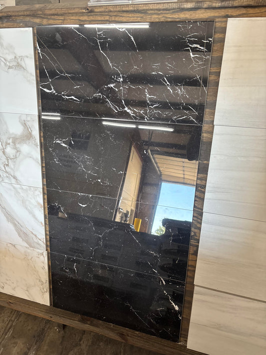 12x24 Black I808 Polished B Grade
