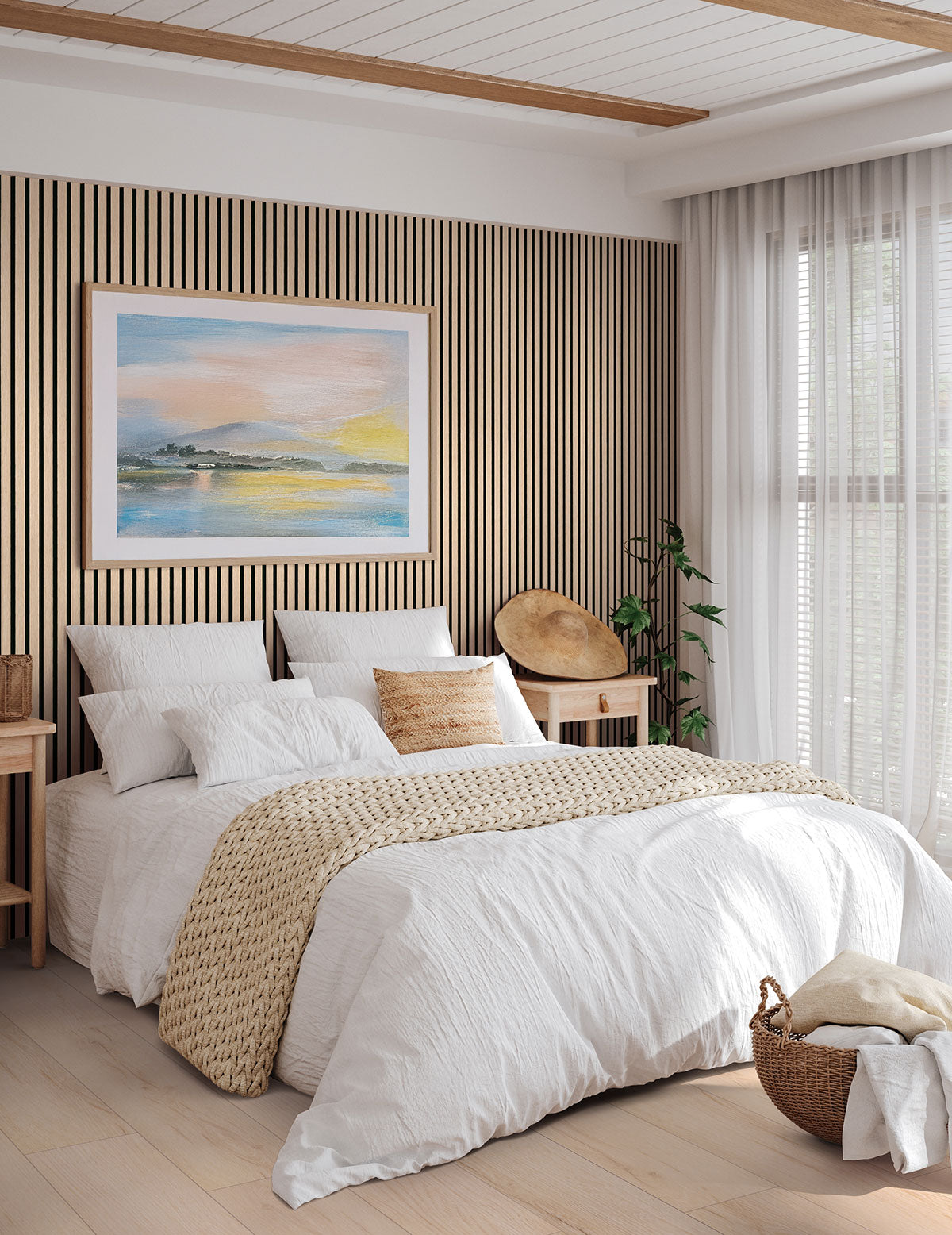 Blonde - Acoustic Wood Slat Panels