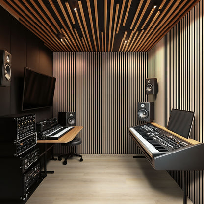 Blonde - Acoustic Wood Slat Panels
