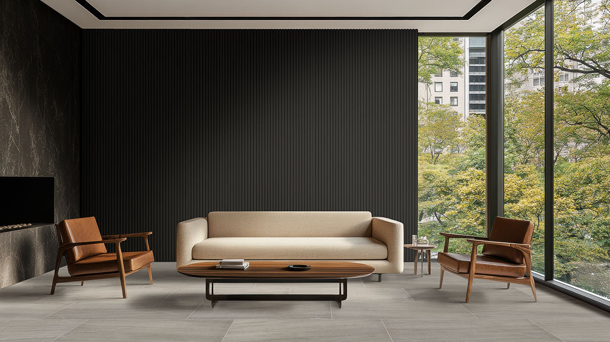 Ebony - Acoustic Wood Slat Panels