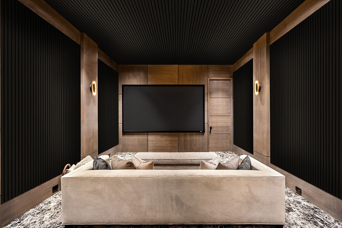 Ebony - Acoustic Wood Slat Panels