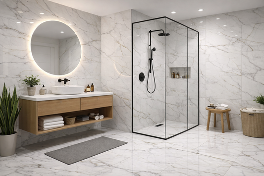 12"x24" Polished Porcelain Tile I584 Mythique Marble