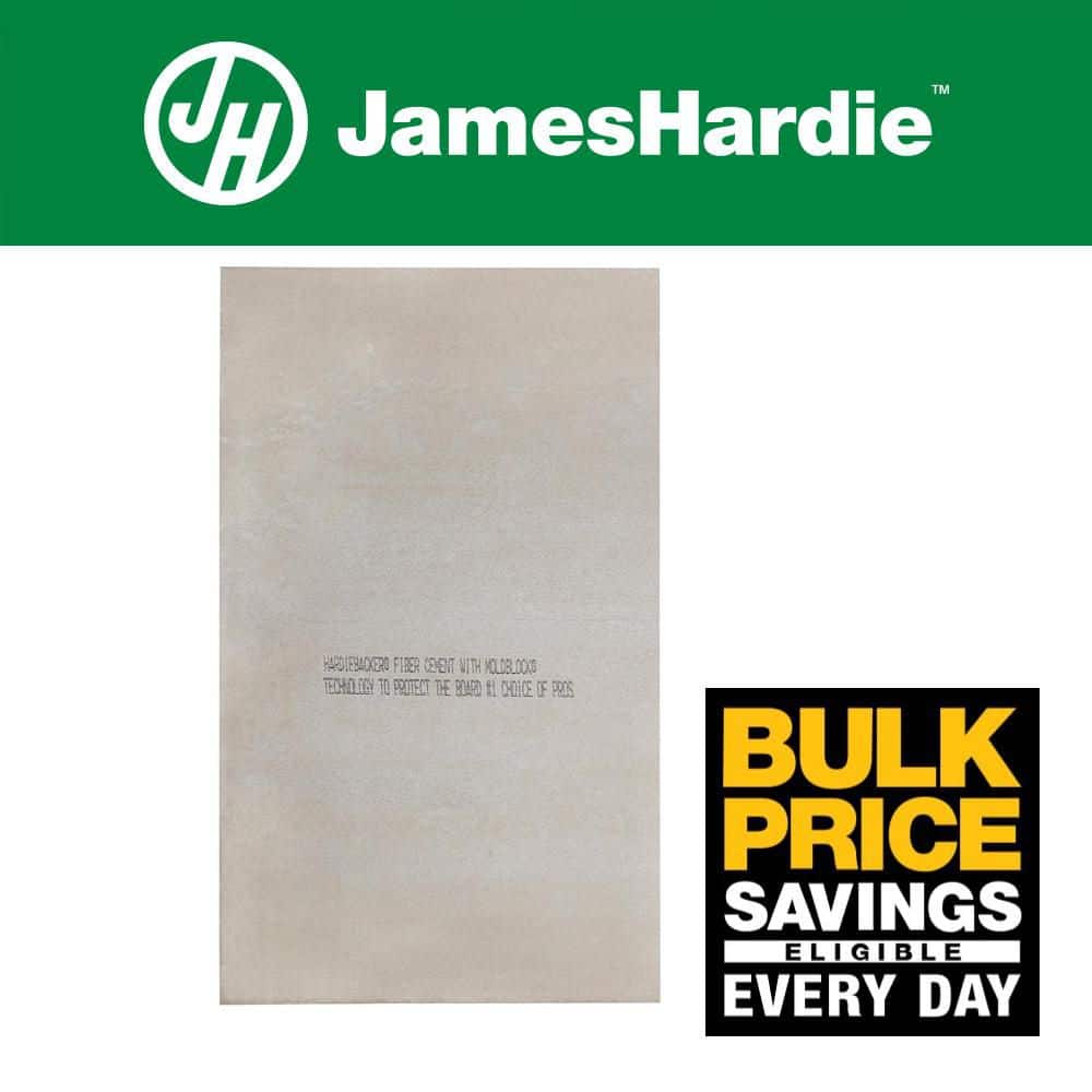 HardieBacker 3' x 5' 1/2"