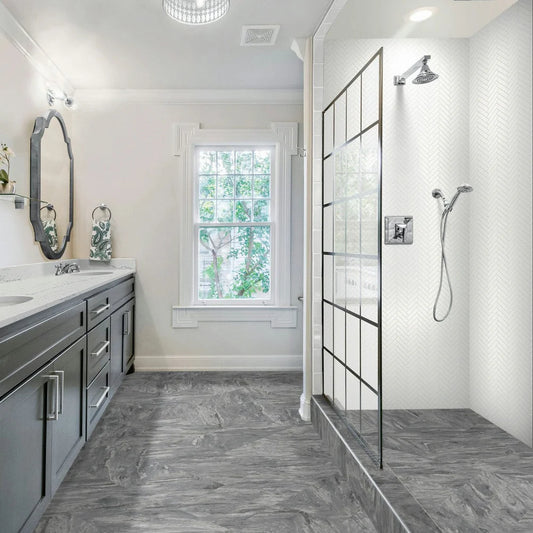 24x48 Stellar Grey Marble Attache Lavish Polished - Sold by Ctn