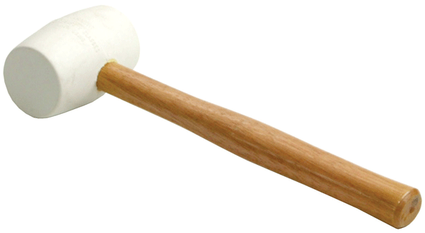 White Rubber Mallet No. 350-2W - Mezquite Installations