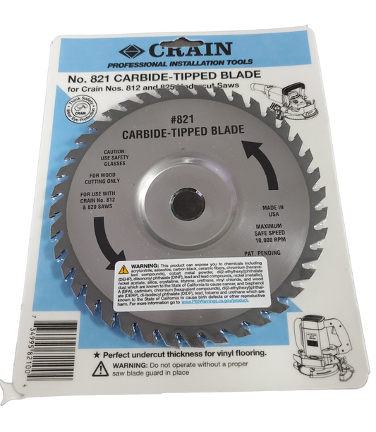 Carbide Tipped Steel Blade  No. 821