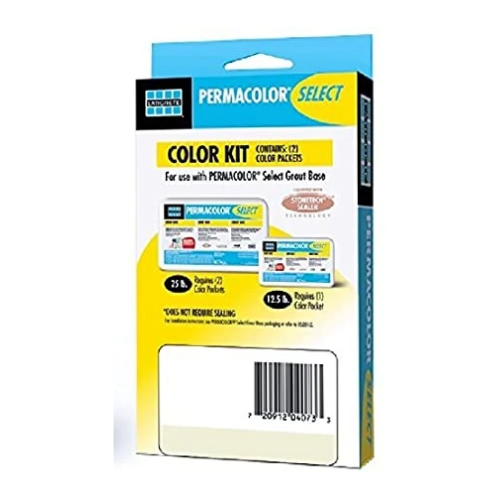 Permacolor SELECT Grout Color Kit - Color: Dusty Grey - Mezquite Installations
