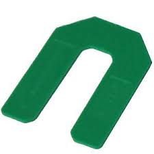 1/16" Green Horseshoe Tile Spacers (100/bag) No. B-HTS-116 - Mezquite Installations