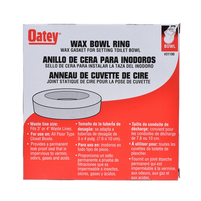 Oatey® Heavy Duty Wax Bowl Ring - Mezquite Installations