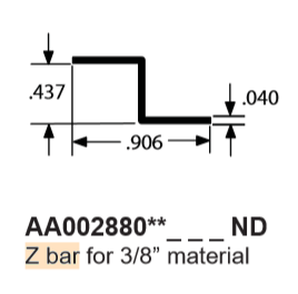 z-bar box - Mezquite Installations